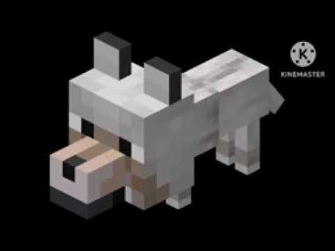 The sounds of wolf in The minecraft