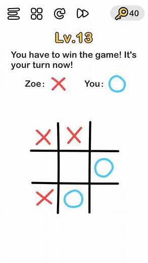 Brain Out Level 12 Answer, Solution (Tic Tac Toe) » Puzzle Game Master