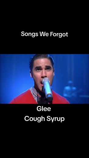 Glee - Cough Syrup #darrencriss #glee #gleek #coughsyrup #throwback #nostalgia #millennial #songsweforgotabout