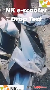 NK e-scooter Drop Test #RoadSafety #SafetyFirst #Rushlane | RushLane