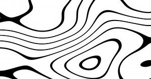 Abstract lines for overlay. Concept of fluid and distortion