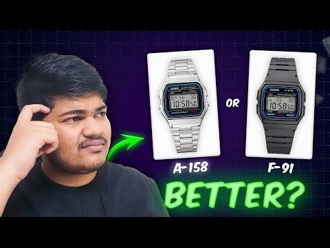 Casio A158W vs F91W – Which One Is ACTUALLY Better? | #casio #casiovintage #casio