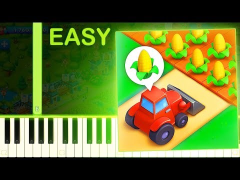 TOWNSHIP THEME - EASY Piano Tutorial