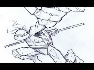 How To Draw Ninja Turtle in 15 Min - Jason Brubaker