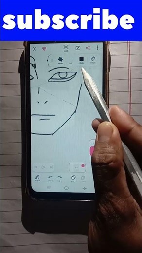 Speed Drawing Fushiguro Toji in Ibis Paint X | Jujutsu Kaisen Art