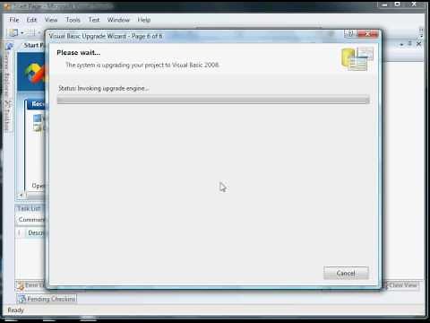 how to convert visual basic 6.0 to visual basic 2008 using visual studio 2008
