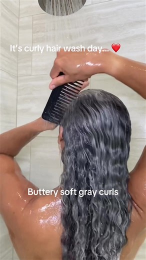 Buttery Soft Gray Curls: Your Guide to Curly Hair Care