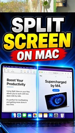 Mac Multitasking Hack - Split View | Split View on Mac #MacSplitView