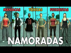 CJ'S GIRLFRIENDS ARE VERY STRANGE NPCs - GTA SAN ANDREAS
