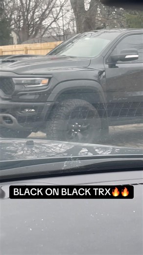 Quick spot ALL BLACK TRX🔥🔥 #carspotting #fyp #trx #ram #ram1500