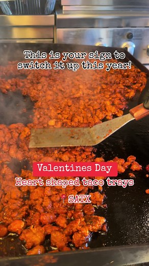 #sanantoniocatering #satxcatering #satx #sanantoniofoods #sanantoniotexas #satx📍 #sanantoniotexasfood #womenownedbusiness #valentinesday #heartshaped #heartshapedtacos