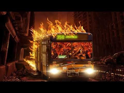 geoff plays guitar - Crazy Bus in the style of DOOM Eternal (Extended)