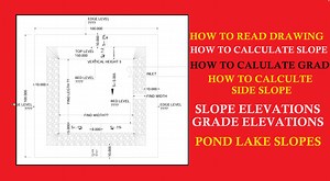 3.6K views · 19 reactions | This video about Slopes Grade Calculations. Ponds Lake Sides Slopes and Grade Elevations & Find Elevations #slope #grade #pondarea #slopeselevations #gradeelevations | Surveying Engineering Design Information | Facebook