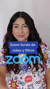Cómo configurar fondos y filtros en Zoom