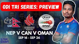 47K views · 1.8K reactions | ODI Tri Series Preview: Nepal Vs Canada Vs Oman || ICC CWC League 2 In this video, we preview the upcoming ICC CWC League 2 Tri Series involving Nepal, host Canada and Oman. #NepalCricket | The Cricket Nerd | Facebook