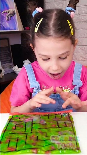 Slime Lying Around? Turn It into a Maze Game! 🌀 #DIY #Kids
