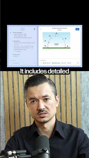 Google Gemini offers Guided Learning: AI-powered lessons quizzes, and visuals for free. #gemini