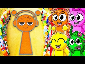 Sprunki Squad Reacts to OREN Got TURNED INTO ORBEEZ..??