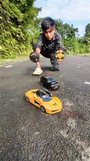 Remote Control Ferrari vs Tesla car Unboxing Testing