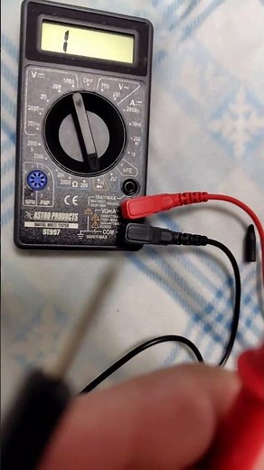 アストロプロダクツテスターDT977修理後動作確認動画