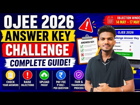 OJEE 2026 Answer Key Release 🔥 Step-by-Step Objection Process Explained !