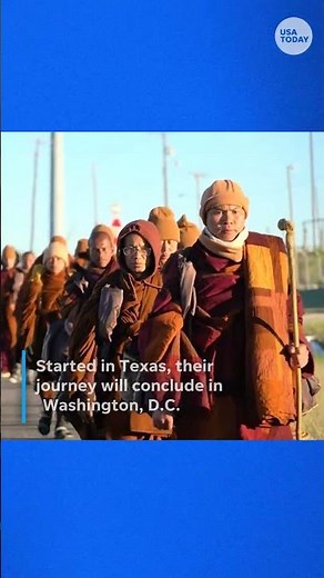 Buddhist monks make 2,000+ journey for peace across the country