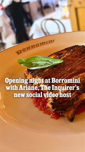🎥 PART 2 — Ariane Datil scored a seat at Stephen Starr’s $20M Italian restaurant Borromini on opening night… without a reservation 😳🍝 On her first day as The Philadelphia Inquirer’s Social Video Host, naturally she had to dive right into Philly’s food scene. Did she eat the iconic 100-layer lasagna? Did Stephen Starr himself crash her dinner? Watch and find out 👀✨ 📹 by Ariane Datil / Staff #BorrominiPhilly #StephenStarr #PhillyFoodie #OpeningNight #PhillyEats #FirstDayVibes #TheInquirer | P