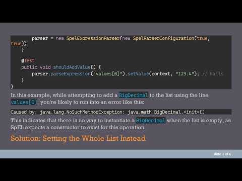 How to Use Spring Expression Language to Add Objects to a List Without a Constructor