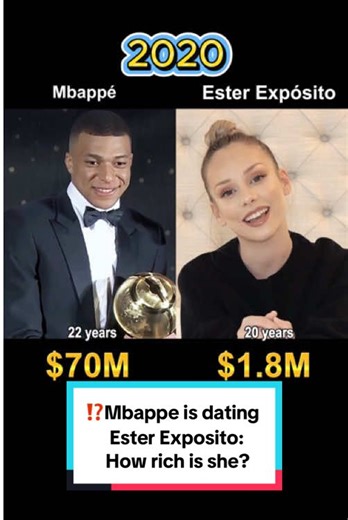 "Kylian Mbappé is dating Spanish actress Ester Expósito – From rumors ... | ester exposito