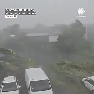 293K views · 6.2K reactions | Cyclone Garance wreaks havoc on Reunion Island: At least three people were killed, and thousands are without power and drinking water. Destructive wind gusts of up to 145 mph and over 20 inches of rainfall were reported. | AccuWeather | Facebook
