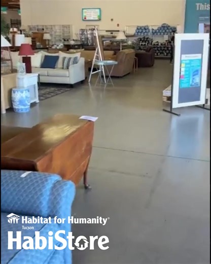 Looking for great deals that do good? 🛋 At the HabiStore, your purchase goes further—supporting affordable housing projects right here in Tucson. From furniture to tools and home décor, every sale drives a nail. Shop online or visit us in-store and make an impact with every item. 🛒 Shop now at habistore.org or in-store! | Habitat for Humanity Tucson HabiStore