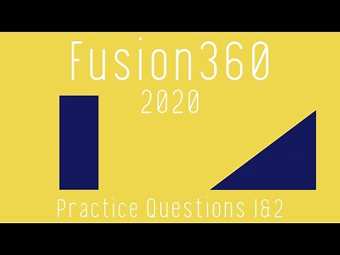 【Fusion360の使い方】基礎練習①② 押し出しコマンド 4K／How to use Fusion 360 Basic ①②