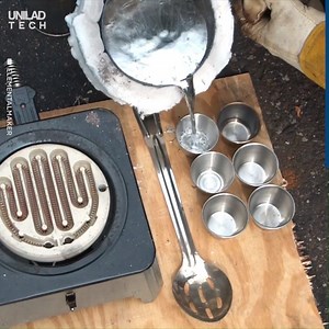 521K views · 772 reactions | This is the process of refining old scrap lead into nice useable ingots  | UNILAD Tech | Facebook