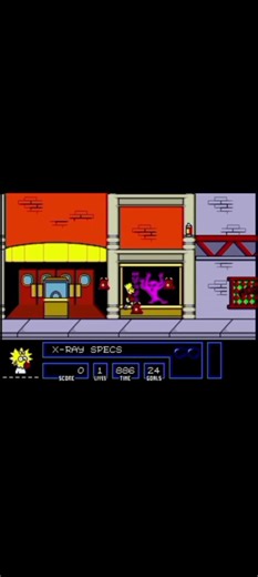(FAKE) The Simpsons - Bart VS the mutant aliens russian game over screen