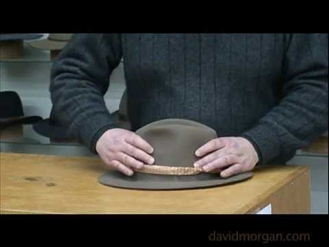 Fitting your leather braided hat band to a fur felt hat