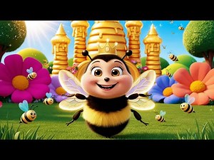 The Queen Honeybee & The Magical Honey Land | Cute Bee Story for Kids 🌼✨
