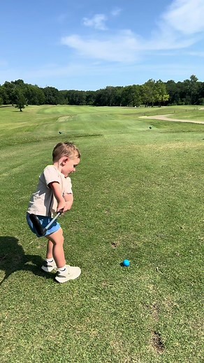 Here’s how I take my toddler golfing for 4 hours at a time! These are the PERFECT Father’s Day gifts! It wouldn’t be possible without my @CRAFTSMAN® V20 products! #cordlesstools #CRAFTSMAN #golf #dadtok