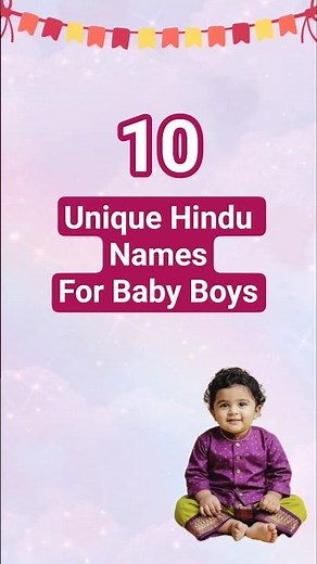 10 Beautiful Hindu Baby Boy Names & Their Meanings #ytshorts #littleonescare