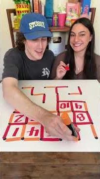GRID WARS😈🏁 (Apple🍎 vs Orange🍊 version) #gamenight #boardgames #games #coupleschallenge #fun