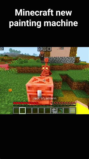 Minecraft new painting machine 😄😯