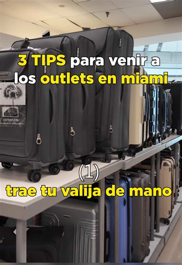 3 Tips para Comprar en Outlets de Miami