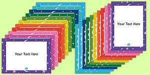 Star Pattern Editable Blank Certificate Template Word Resources