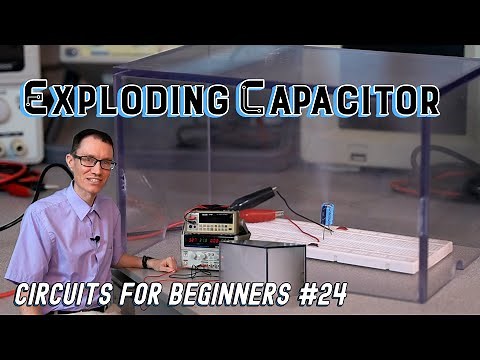 What happens when you wire an electrolytic capacitor backwards? (Circuits for Beginners #24)