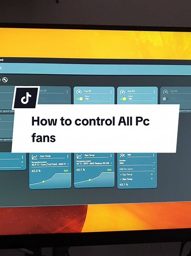 This is how I control All my Pc fans at the same time. set a cpu fan curve and a gpu fan curve and combine the two of them. fan control app. #pcbuild #techtok #setup #pcsetup #tech #techtips #pc #ezetechtings #gaming #pcgaming #techfacts
