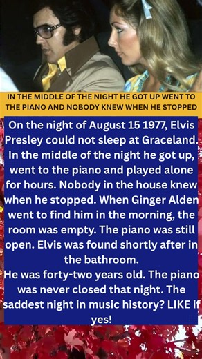 ELVIS PRESLEY'S Last Night at Graceland and the Piano Nobody Heard Close #news #hollywood