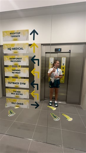 129K views · 9.6K reactions | check into the Olympic Village with me #parisolympics #parisolympics2024 #olympicvillage #teamaus #allezaus #olympics | Daria Gavrilova | Facebook