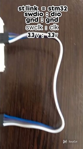 🧠 نحوه اتصال میکروکنترلر STM32 به پروگرامر ST-LINK V2 #stm32 #stlinkv2 #arduinoproject