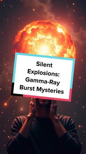 What if the loudest explosion in the universe made no sound? Discover the mind-blowing truth about gamma-ray bursts! #spacefacts #astronomy #science #cosmic #mindblown #physics #universe