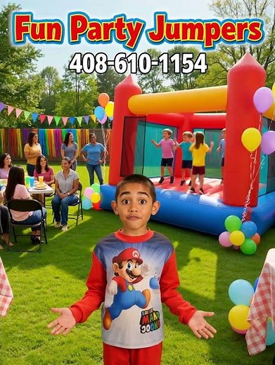 Inflatable Kids Party Bounce Houses & Water Slide Rentals in the Bay Area