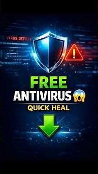Quick Heal Antivirus FREE 😱 | Virus Protection in 1 Click